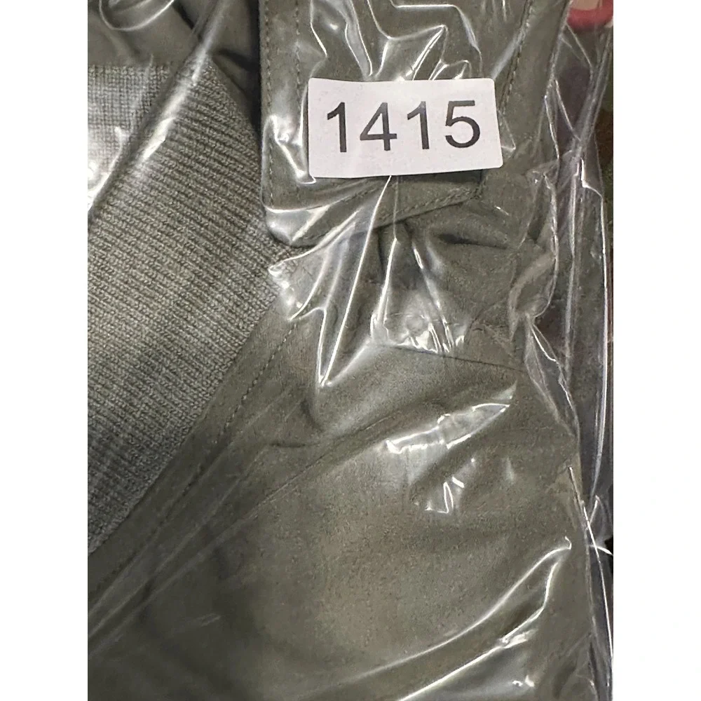 J Crew Jacket Mens Large Green Military Style Bomber Flight Cotton Poplin Zip